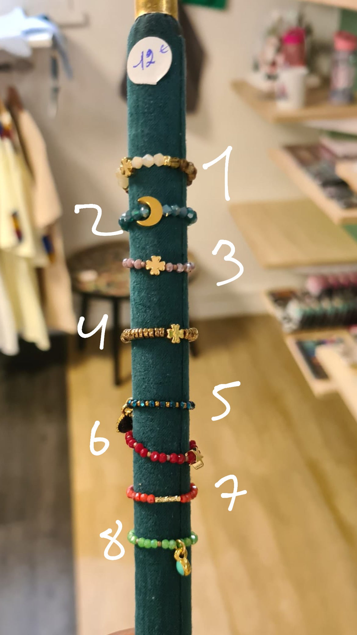 Bague perle modèle aux choix