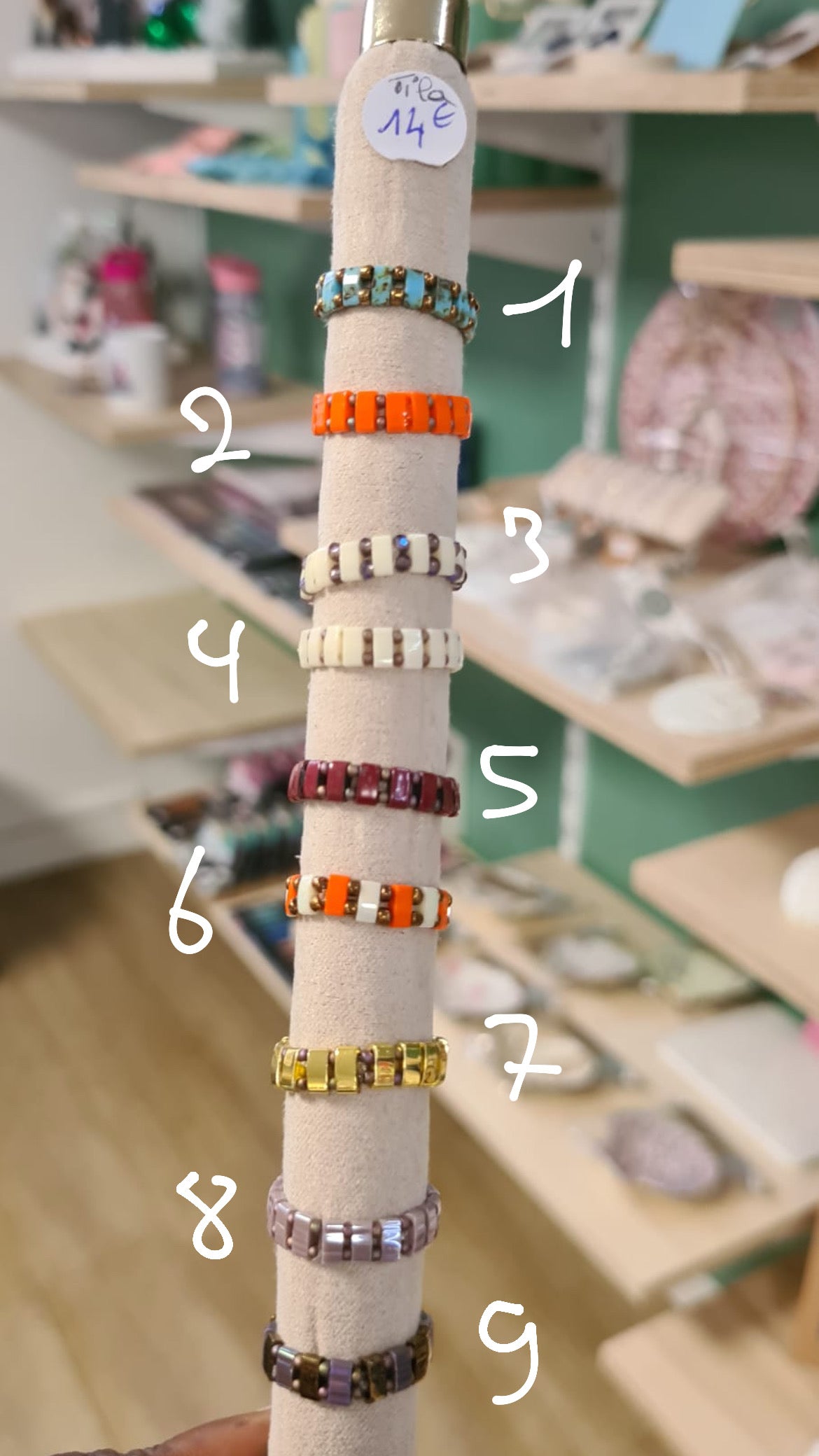 Bague perle modèle aux choix