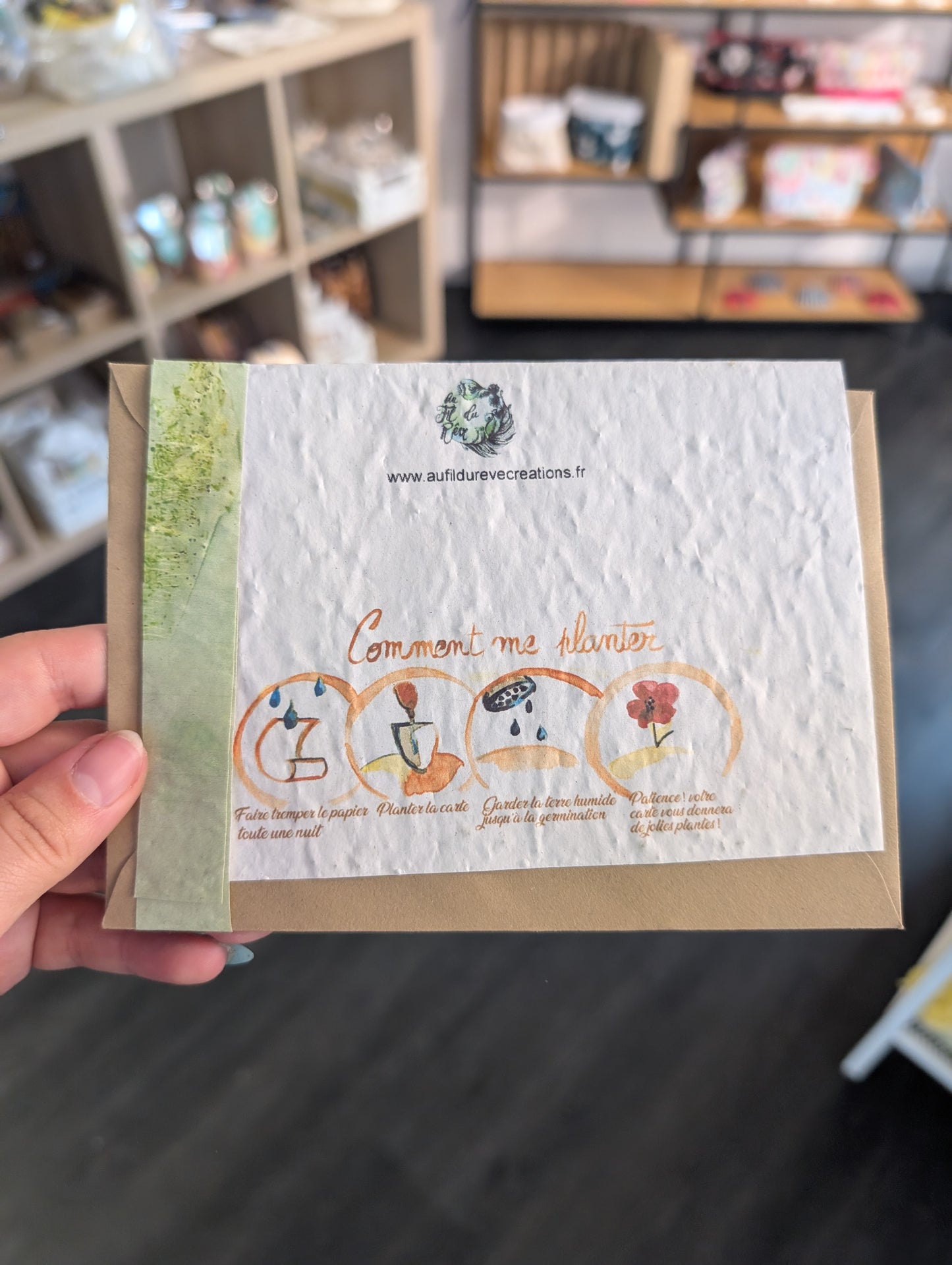 Carte à planter "Ramène ta fraise"