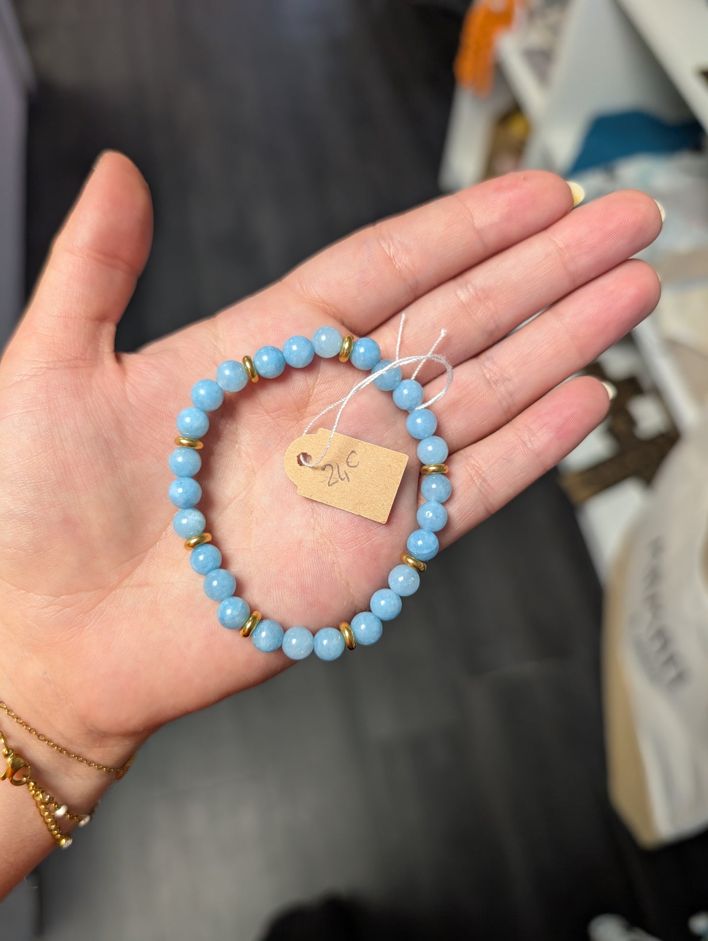 Bracelet "Calcédoine"