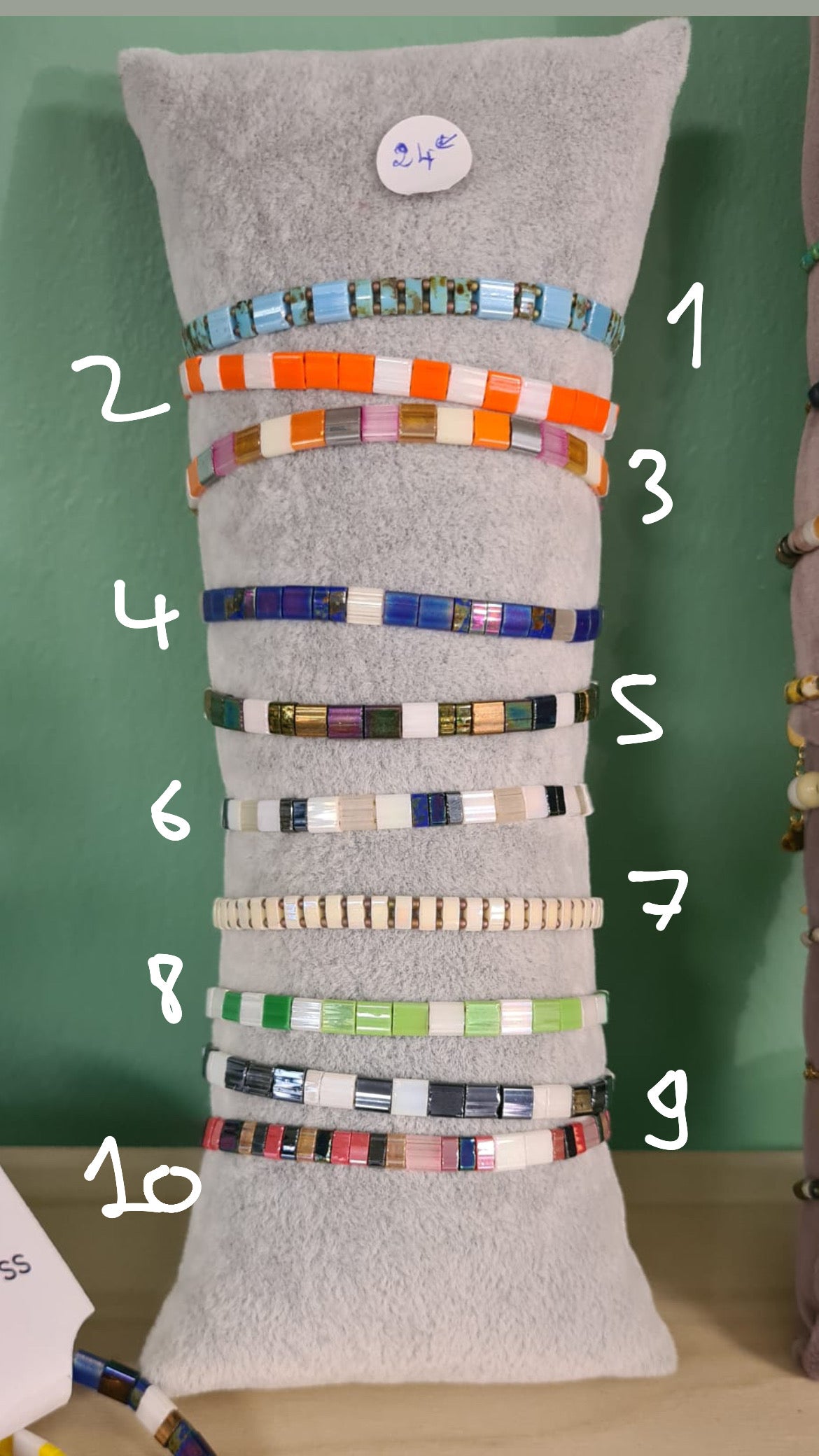 Bracelet perle modèle aux choix