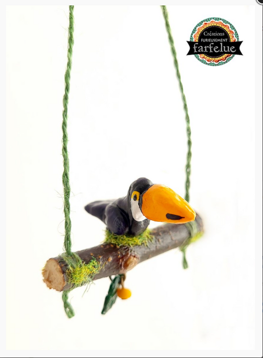 Suspension Toucan Forêt tropicale
