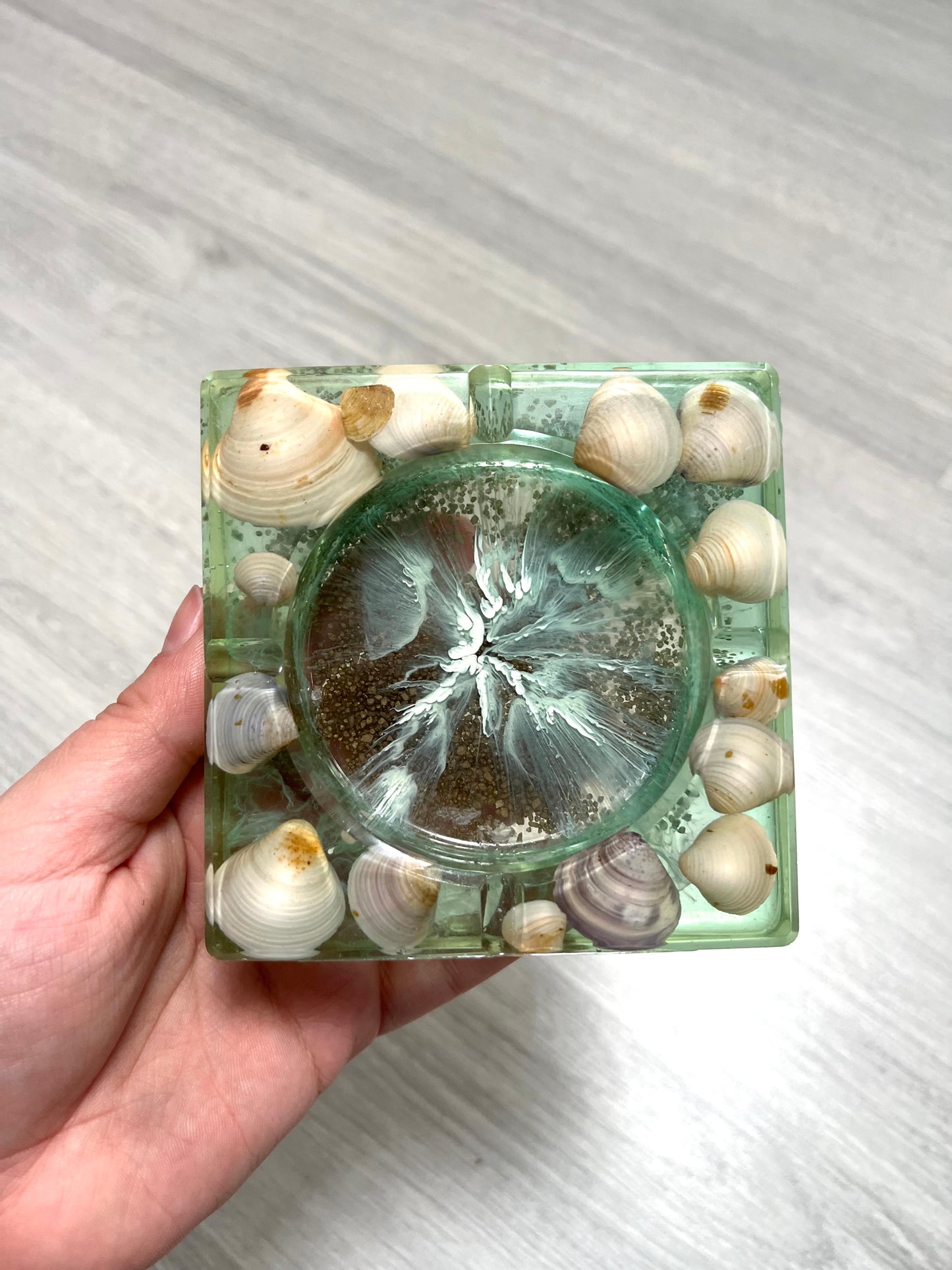 Cendrier effet mer