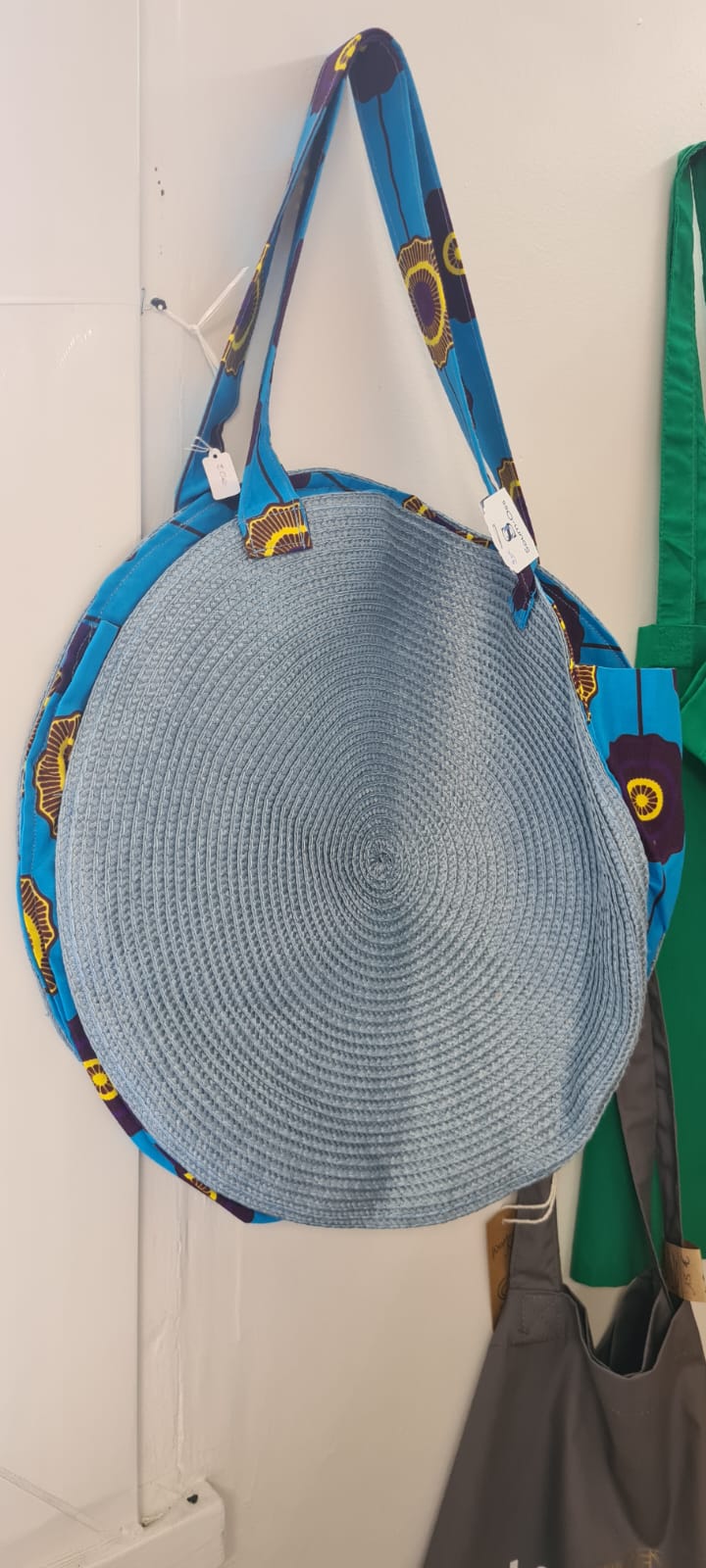Sac rond bleu