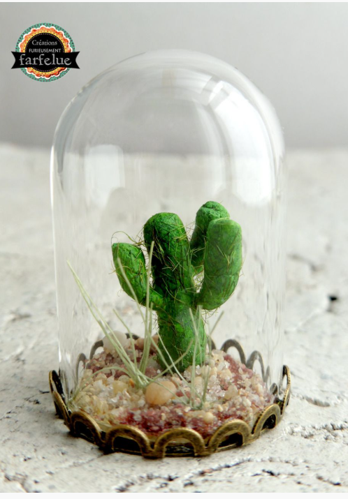 Mini décoration cactus