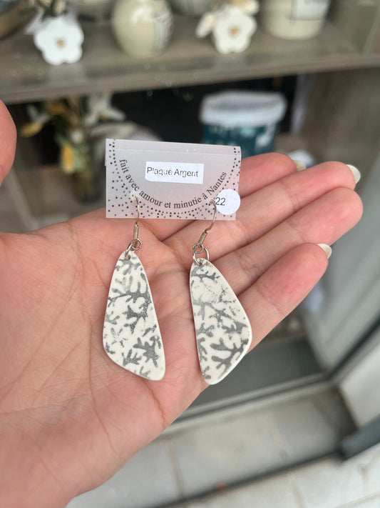 Boucle d’oreille céramique