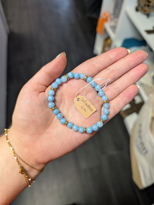 Bracelet "Calcédoine"