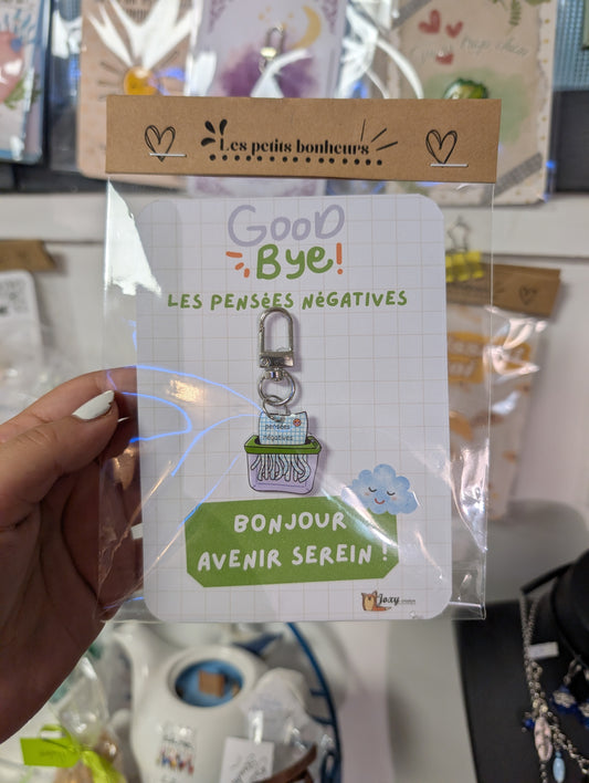 Petit bonheur "Bye les pensées négatives"